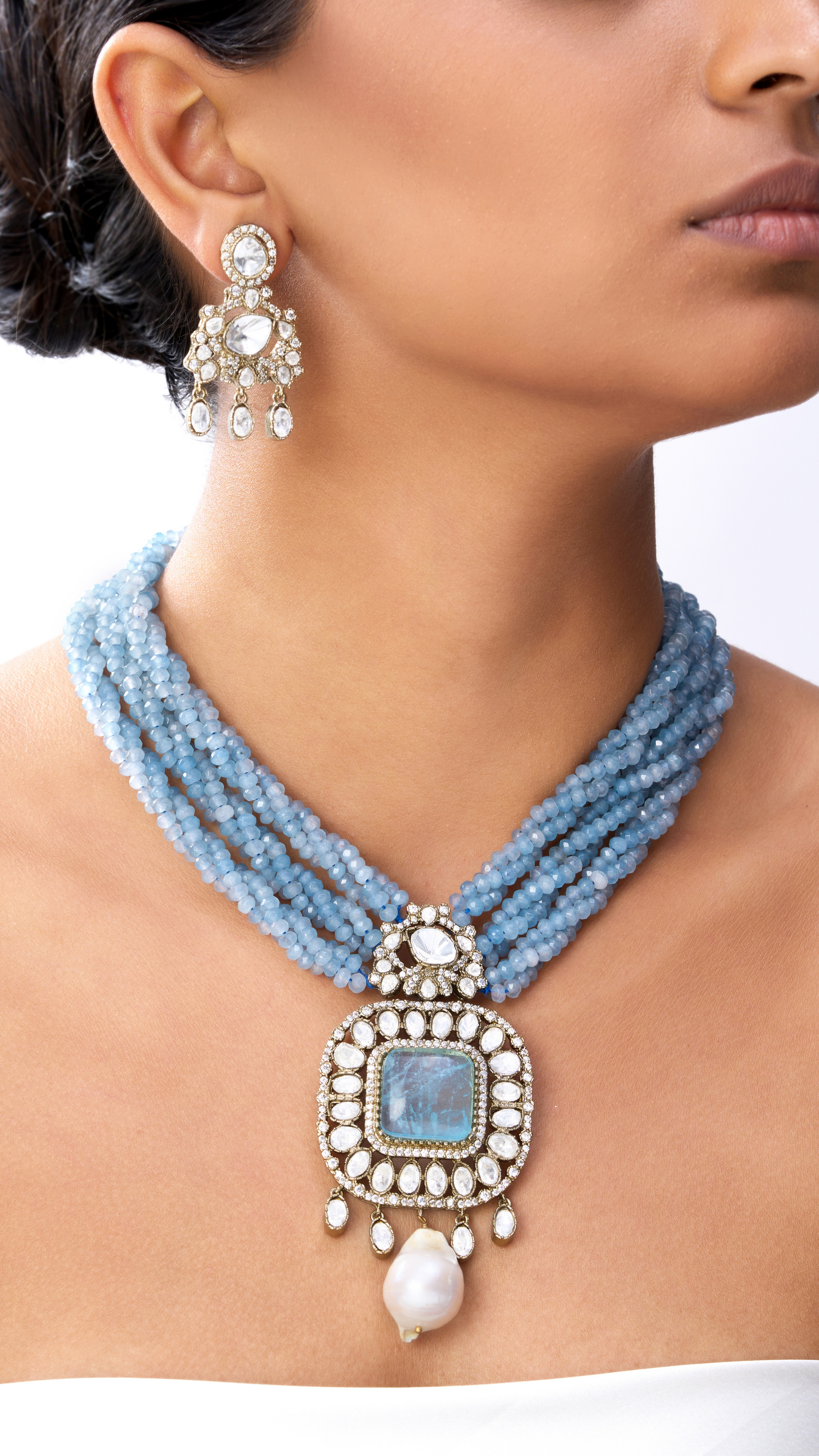 SWARNA VICTORIAN POLKI MULTI STRING