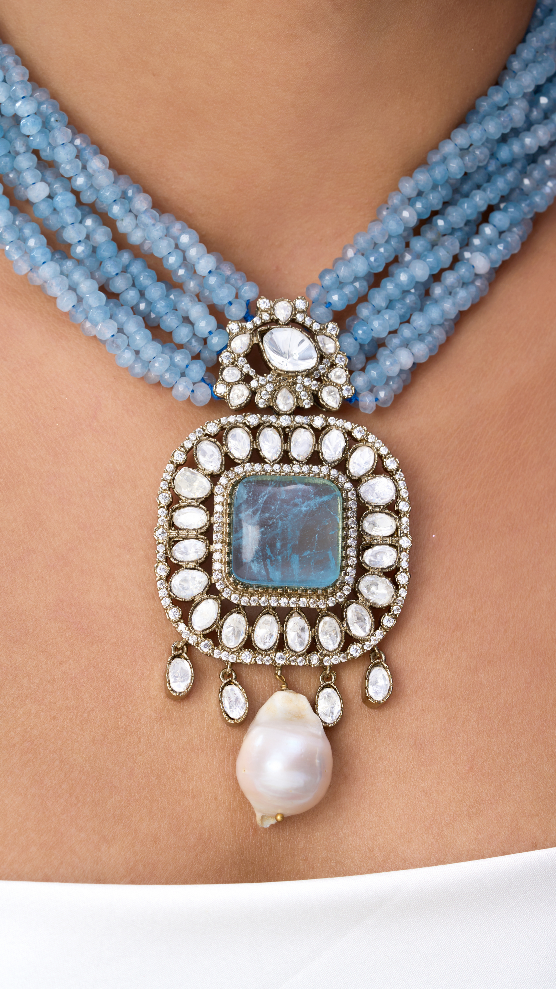 SWARNA VICTORIAN POLKI MULTI STRING