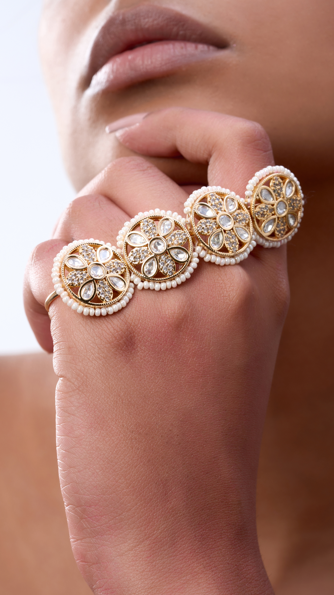 BAHAAR   POLKI RING