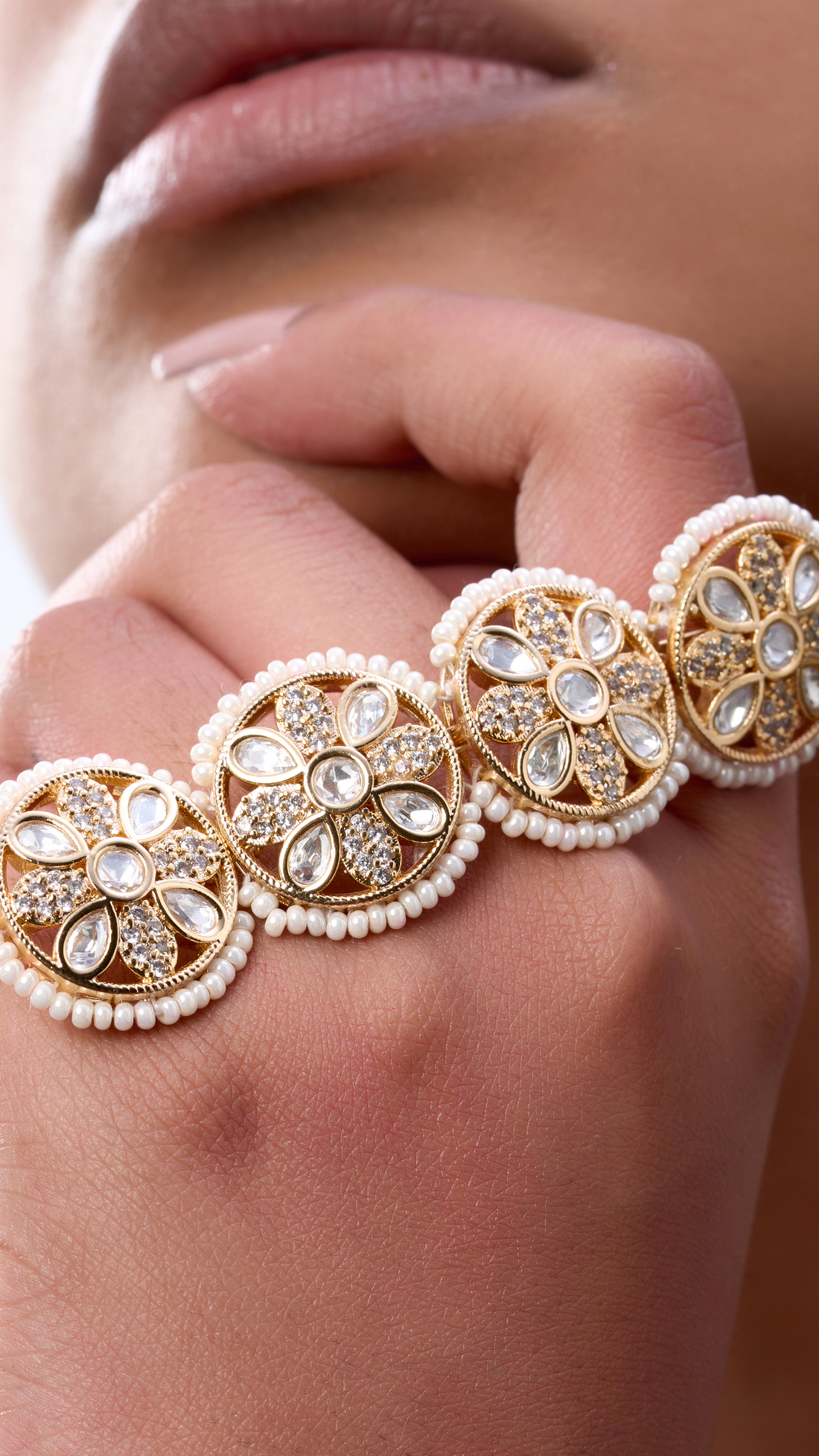 BAHAAR   POLKI RING