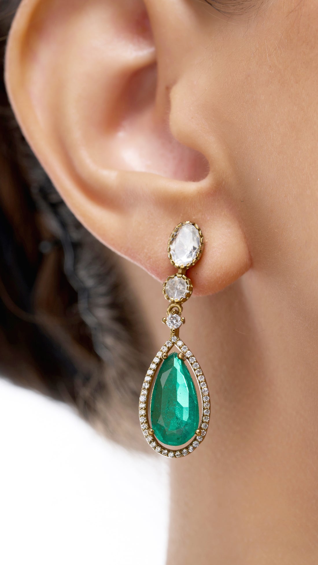 JOSEPHINE VICTORIAN POLKI STRING WITH ONYX