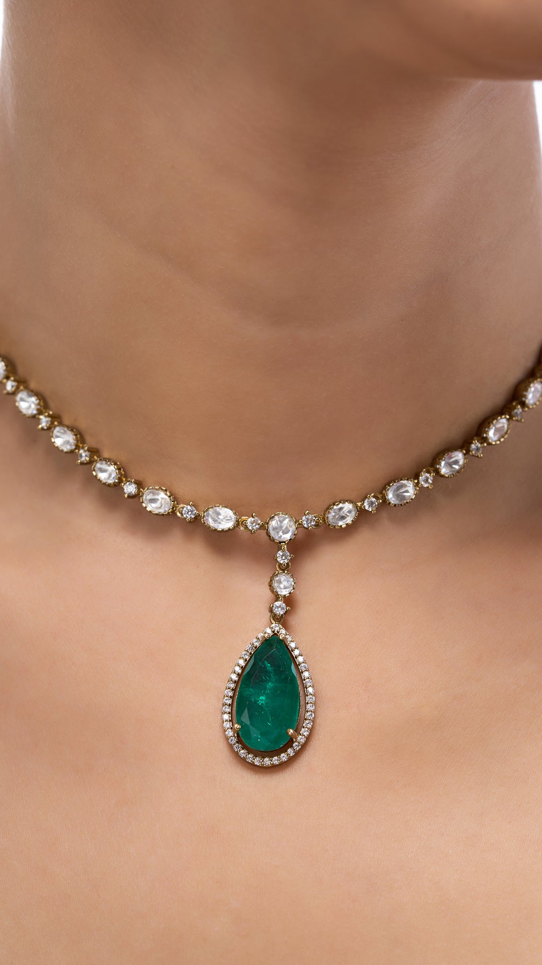 JOSEPHINE VICTORIAN POLKI STRING WITH ONYX