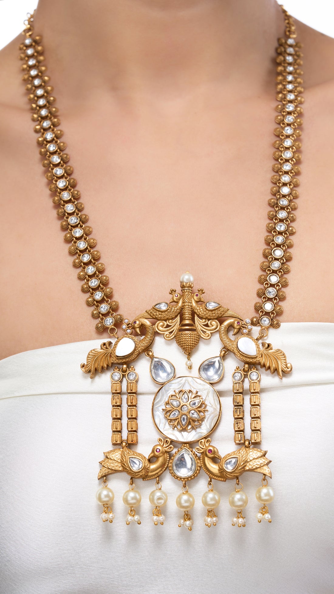 NARGIS GOLD FILIGREE NECKLACE SET
