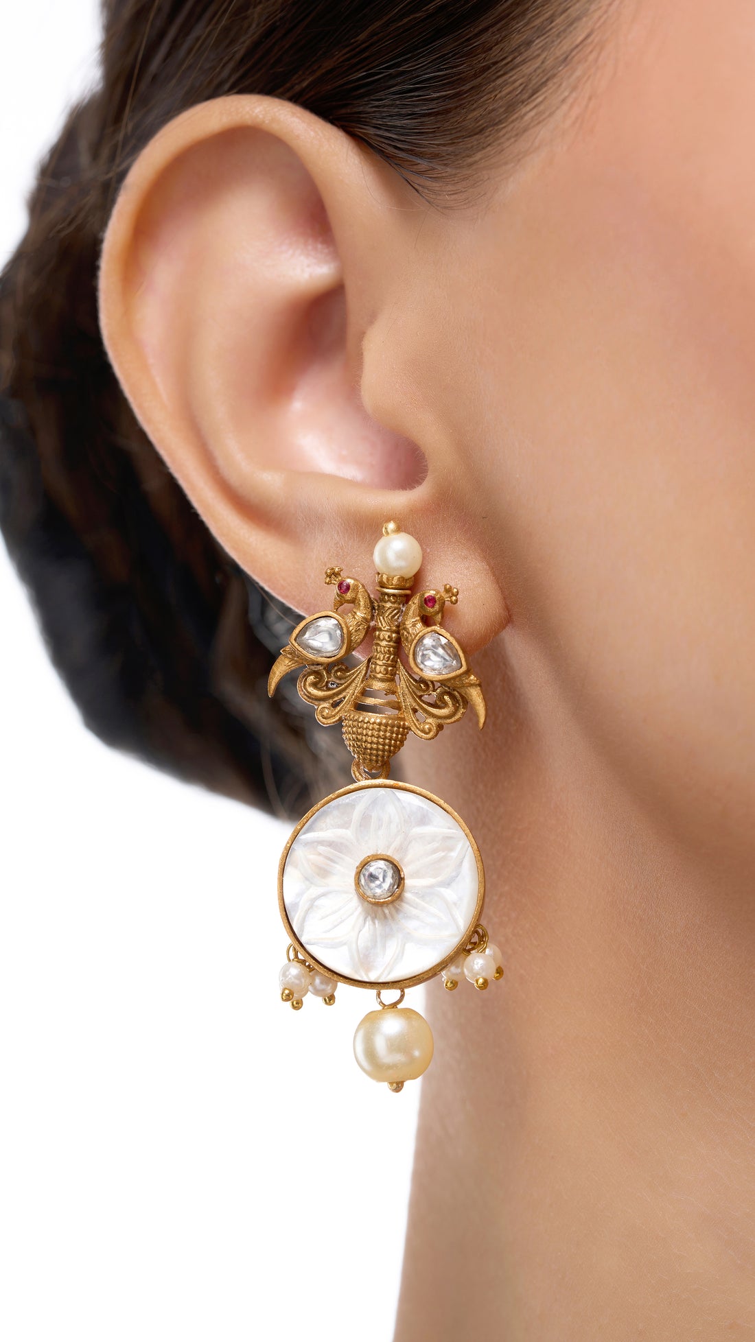 NARGIS GOLD FILIGREE NECKLACE SET