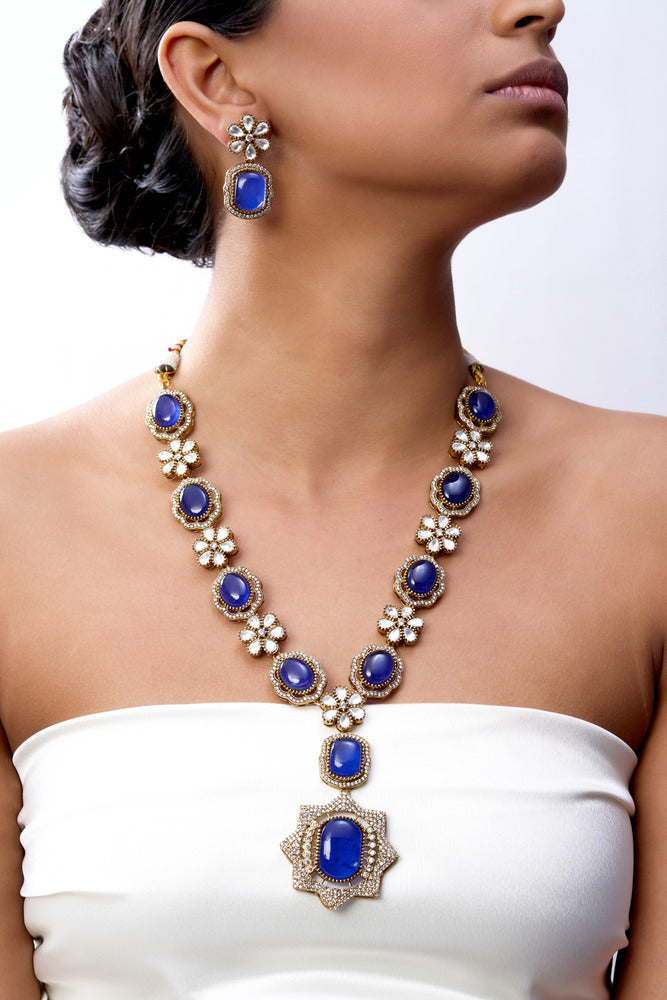 MARINA VICTORIAN & PURE STONES NECKLACE SET