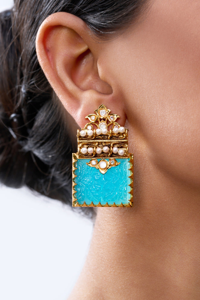 KALYANI GOLD FOIL NECKLACE SET