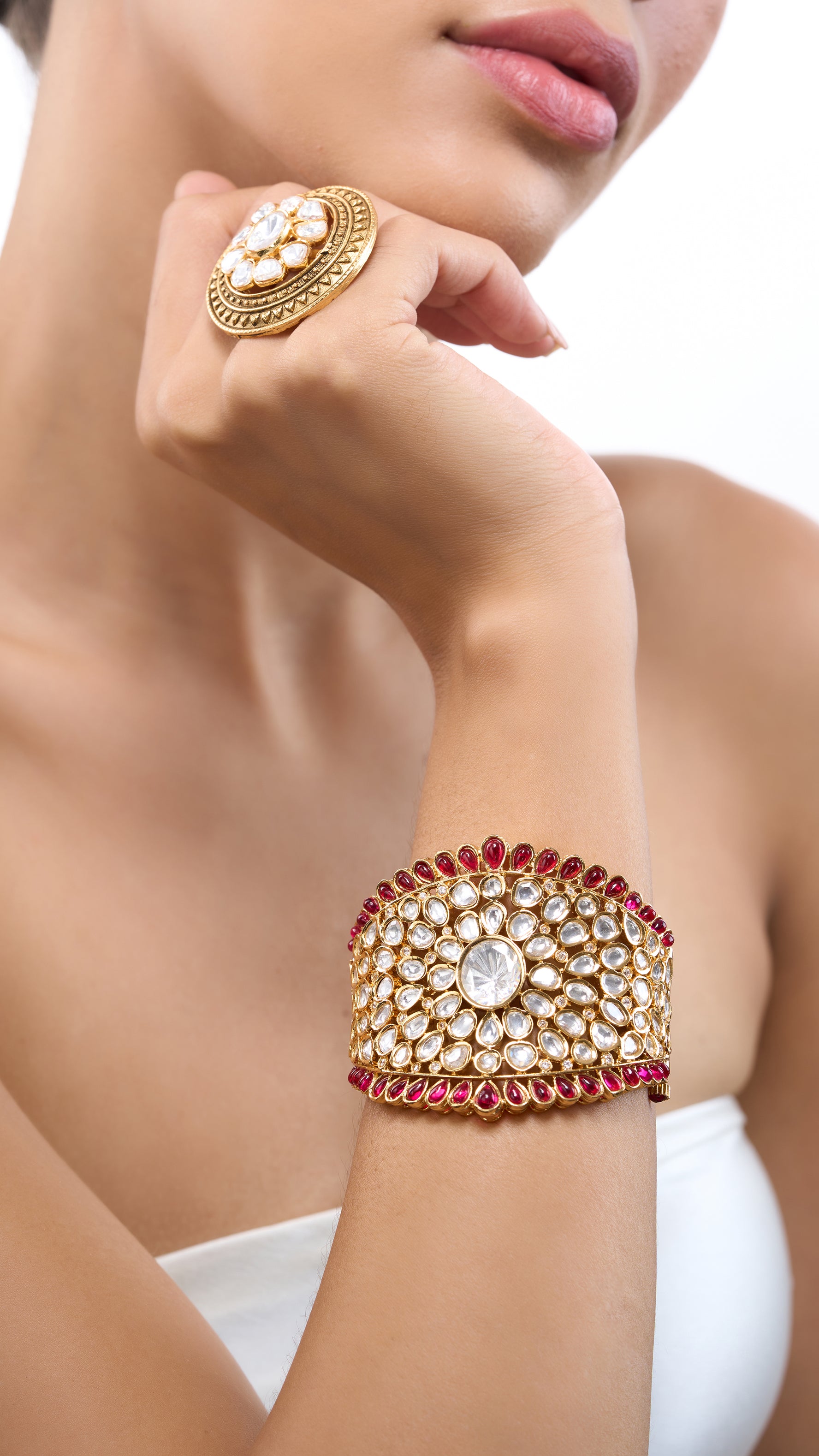 JAHANARA PATCHI KUNDAN BRACELET
