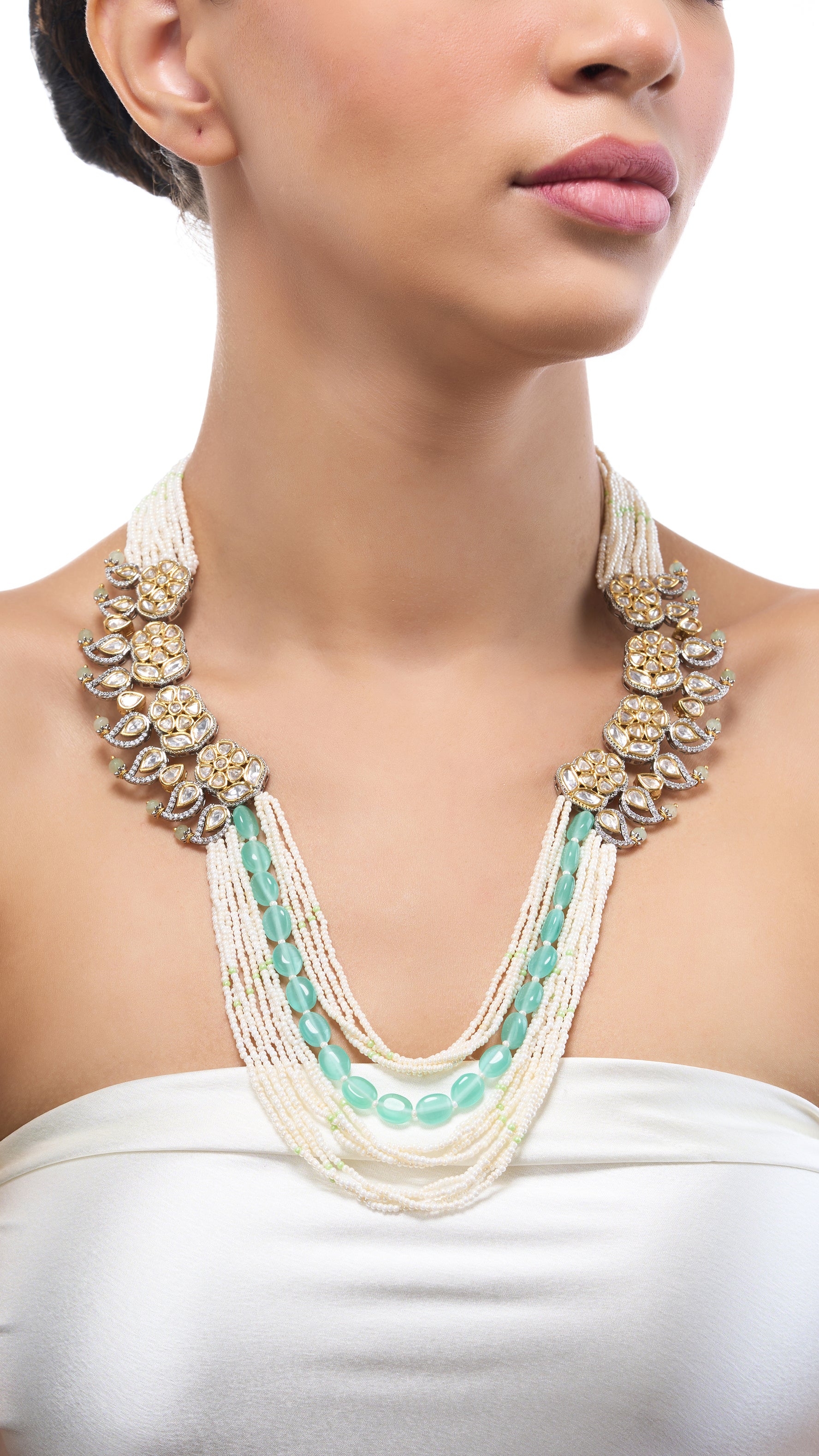 SUBHADRA VICTORIAN POLKI MULTI STRING