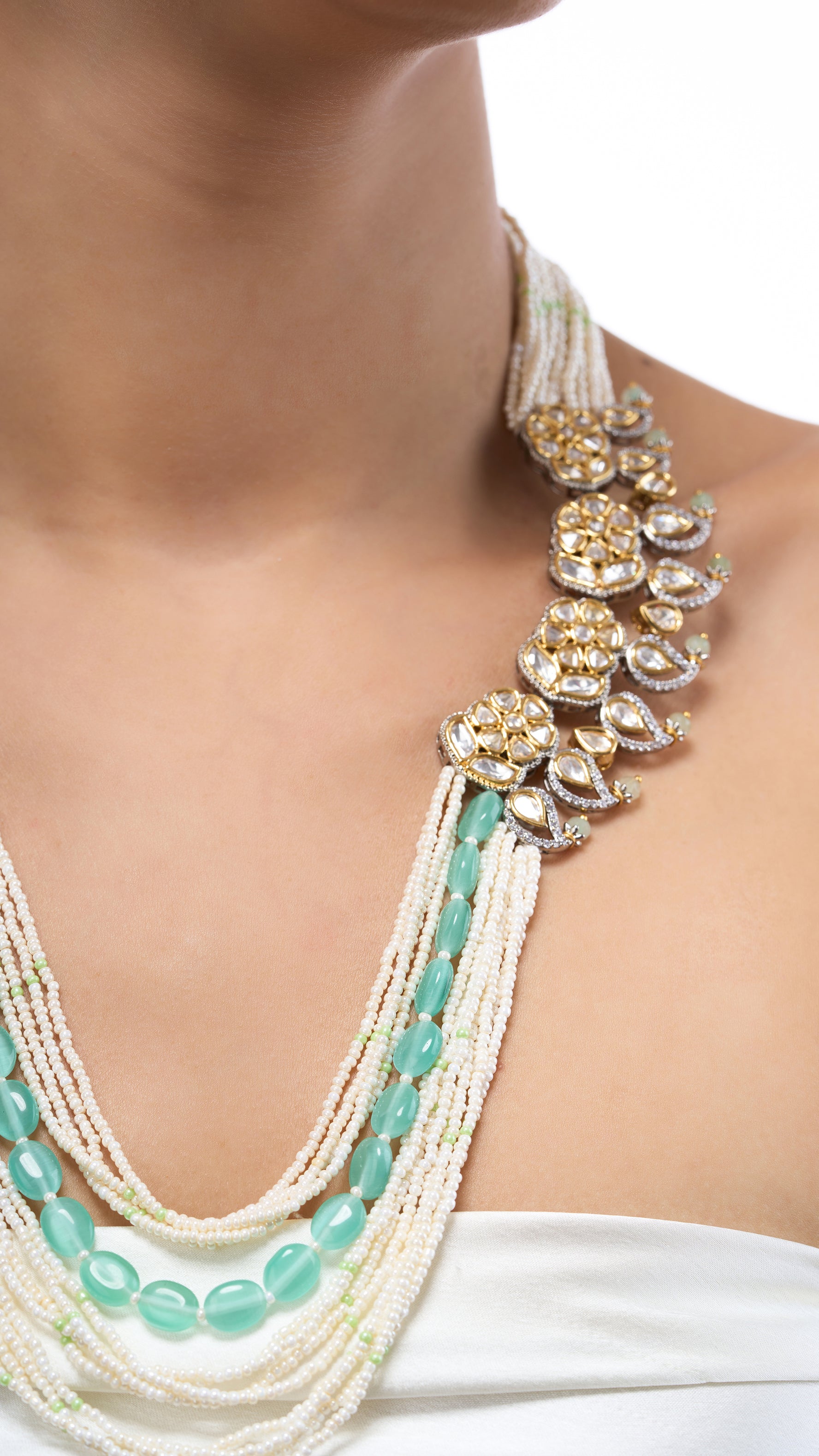 SUBHADRA VICTORIAN POLKI MULTI STRING
